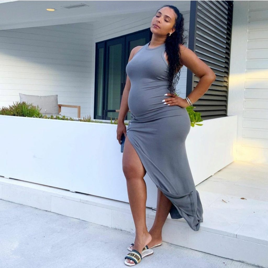 Ludacris's Wife Flaunts Postpartum Body in Shirt and Skinny Shorts a Month after Welcoming their 2nd Baby