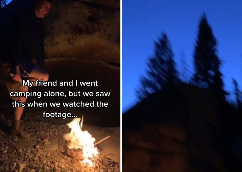 Friends Spellbound After Watching Footage Of Their Night Camping!!