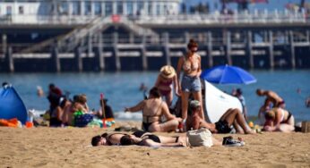 So Britain Is a sizzling in glorious 25C mini heatwave this weekend