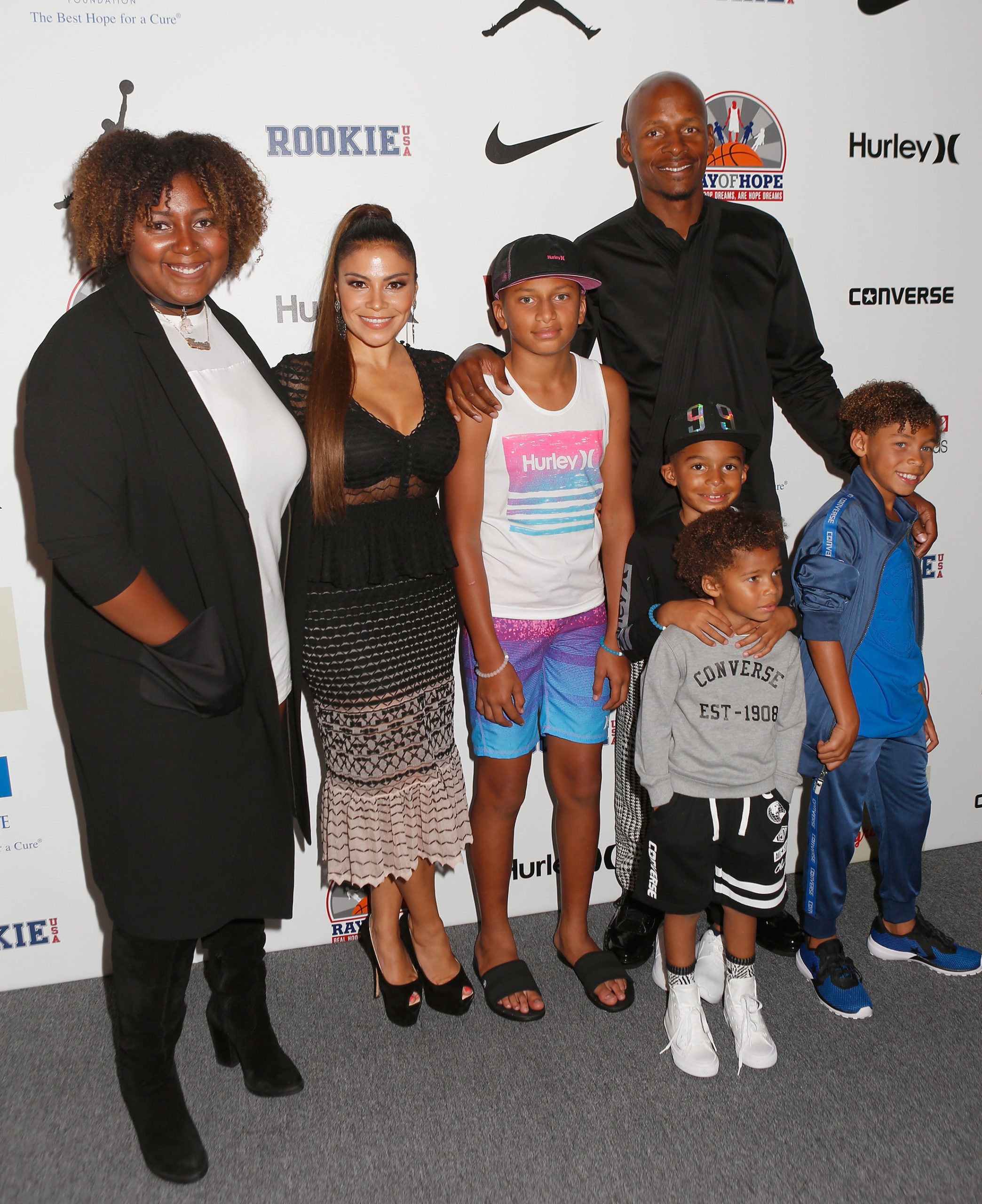 Ray Allen Retired basketball champion Family As They Posed at Public Event!