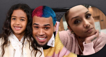 Chris Brown Daughter Royalty Models modeling skills while wearing a white jacket and mini-skirt in photos!