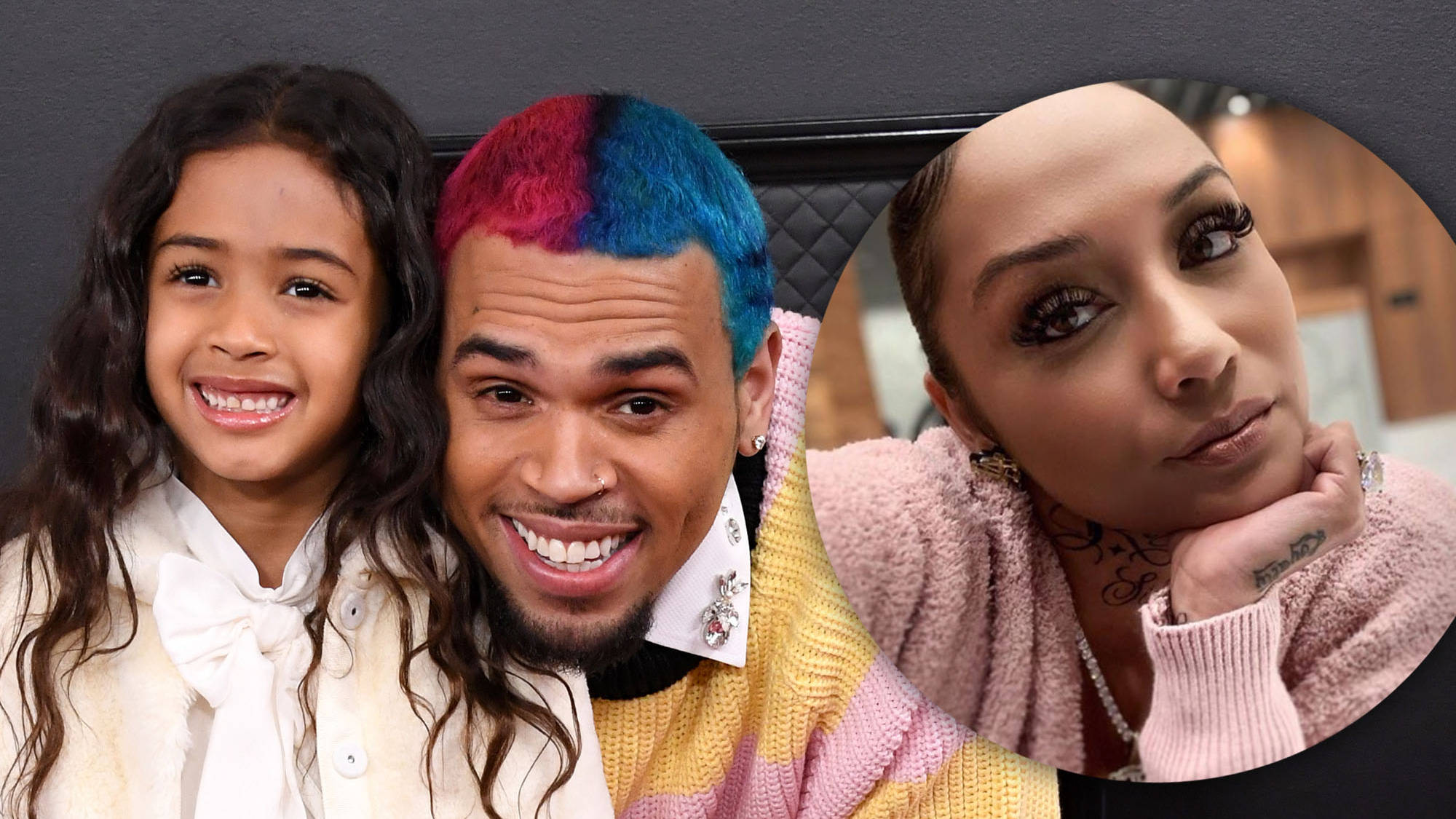 Chris Brown Daughter Royalty Models modeling skills while wearing a white jacket and mini-skirt in photos!