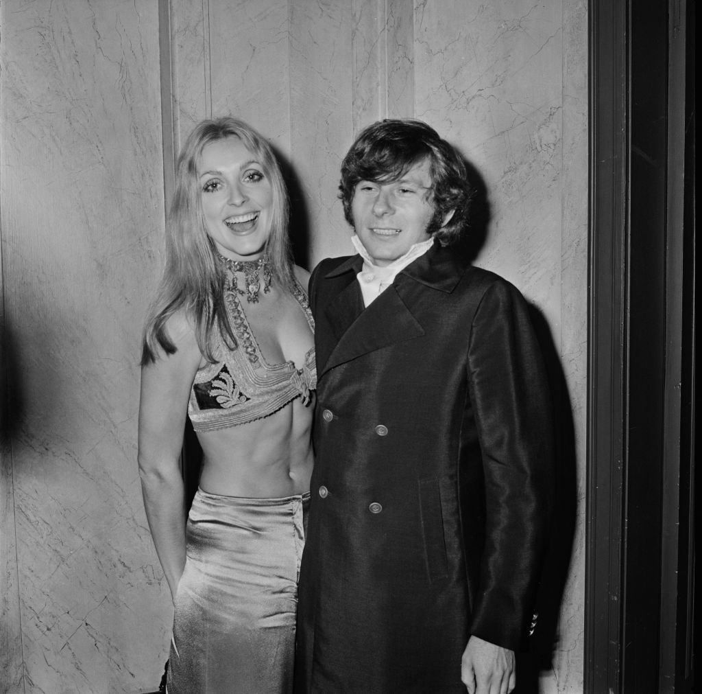 Sharon Tate (1943 - 1969) with her husband, Roman Polanski, at the premiere of psychological horror film "Rosemary's Baby," in the UK, on 24th January 1969. | Photo: Getty Images