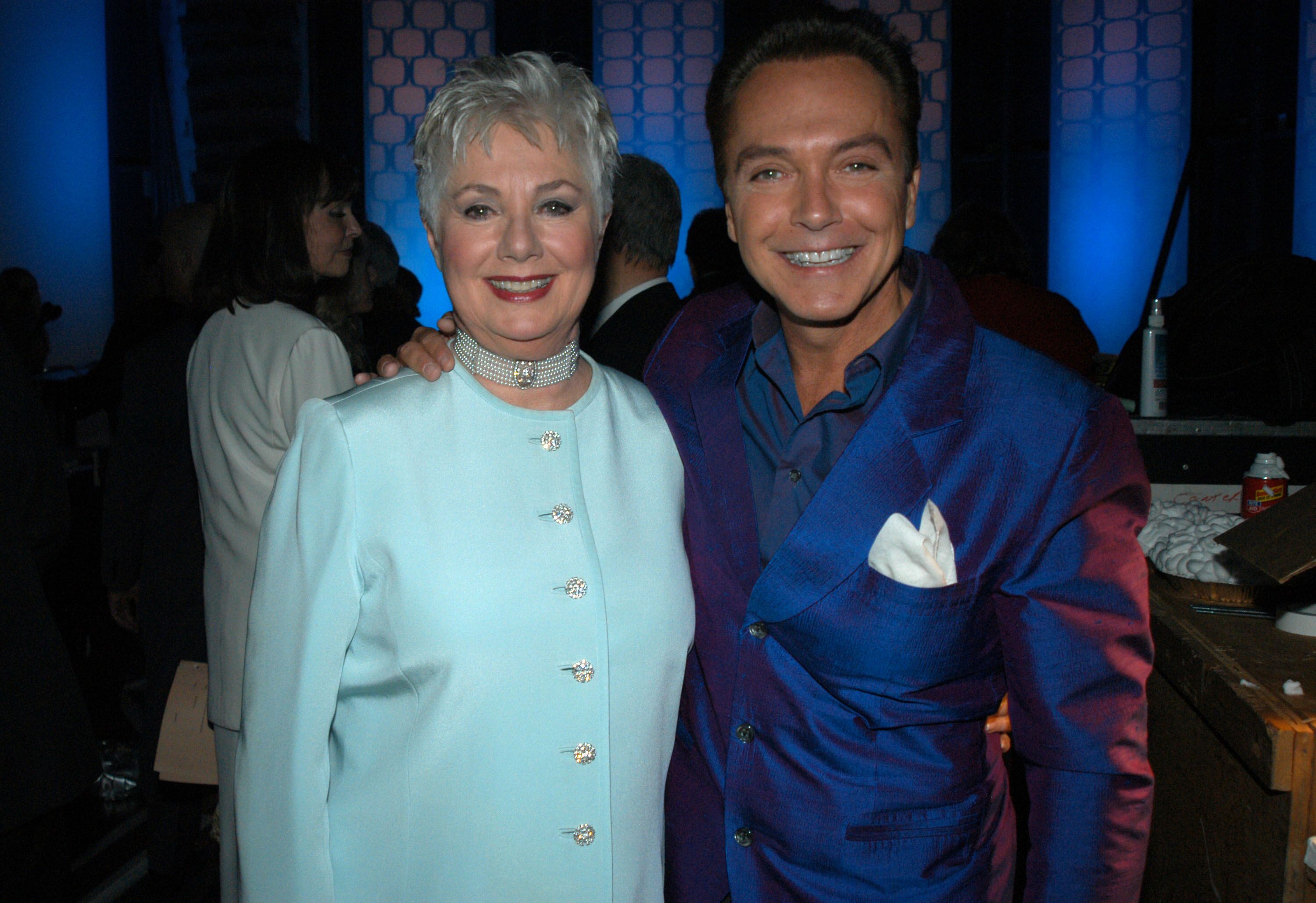 Shirley Jones and David Cassidy during The TV Land Awards at Hollywood Palladium in CA, United States on March 02, 2003 | Photo: Getty Images