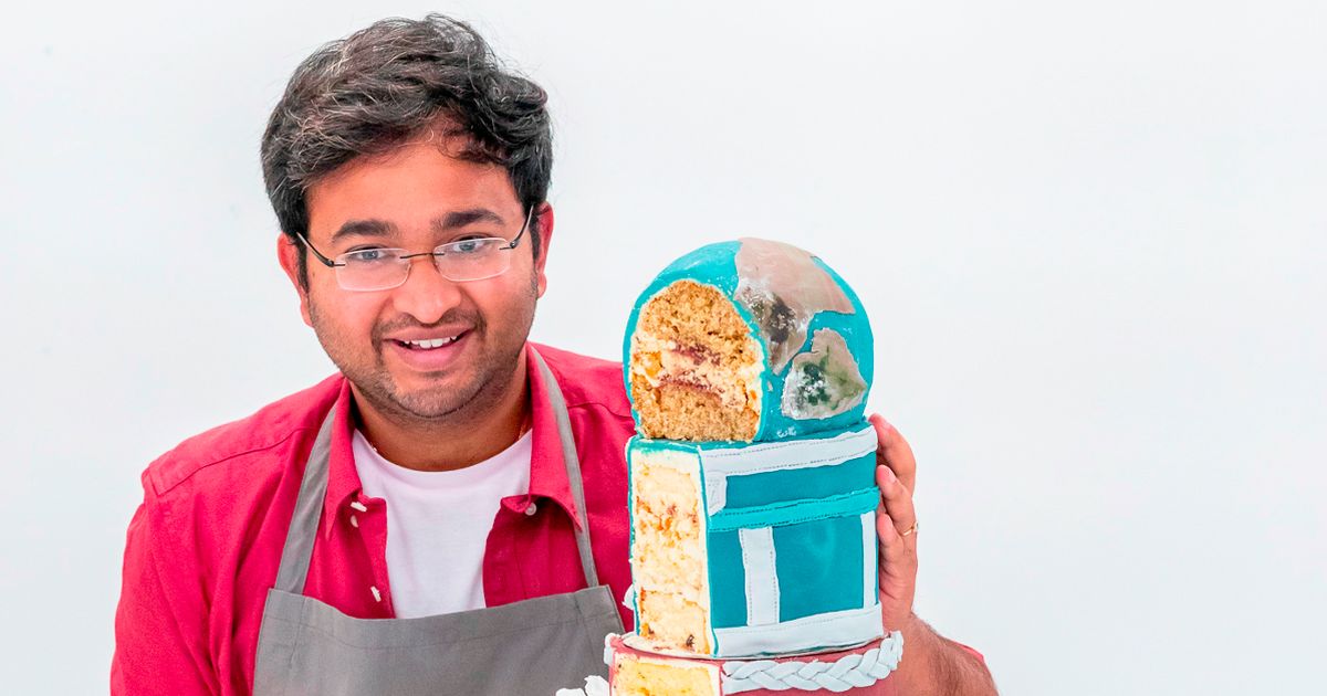 GBBO winner Rahul Mandal creates world’s first ever cake to include 100 ingredients
