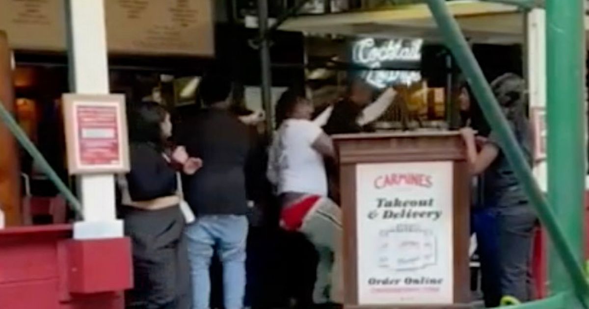 Hostess brutally punched by tourists in row over proof of vaccination at diner