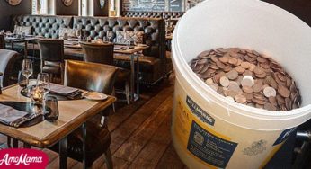 As last pay, a restaurant worker claims he received a ‘Bucket of 5c Coins.’