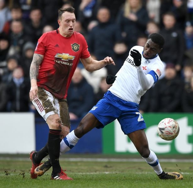 Jones hasn't featured for United since an FA Cup tie against Tranmere in January 2020