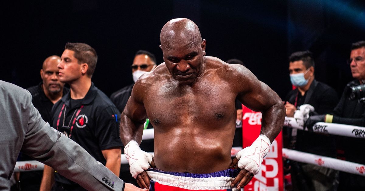 Evander Holyfield “knocking out 22-year-olds” after humiliating loss to Vitor Belfort
