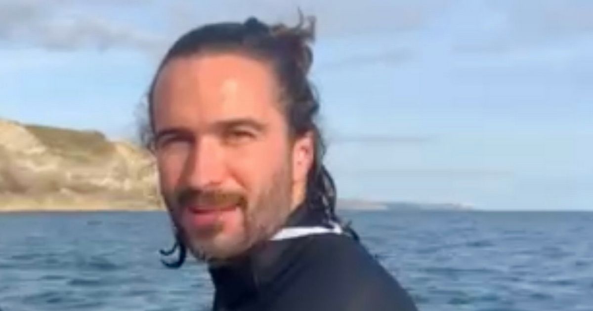 Joe Wicks saved by stranger after being stranded at sea due to broken surfboard