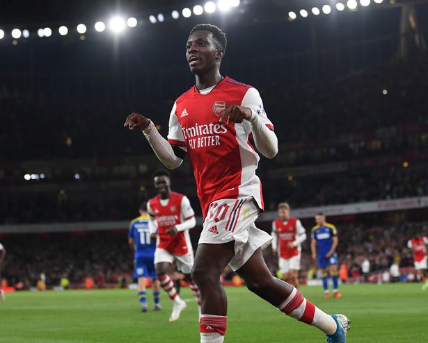 Nketiah's goal was Arsenal's third of the game