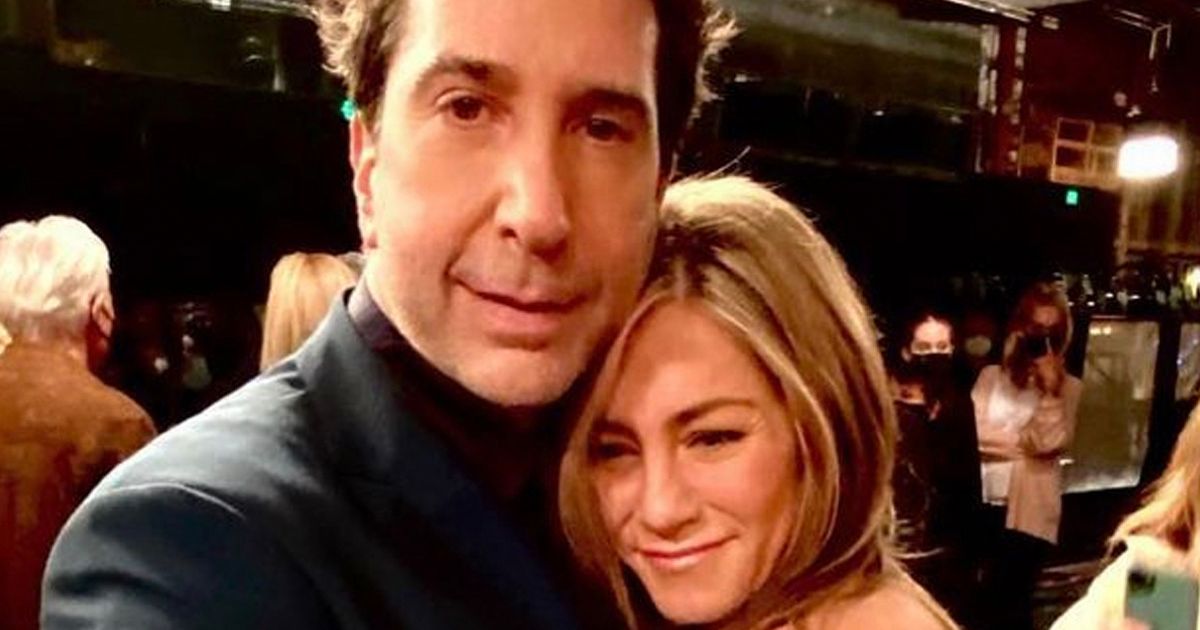 Jennifer Aniston heard David Schwimmer dating rumours after being sent Friends jokes