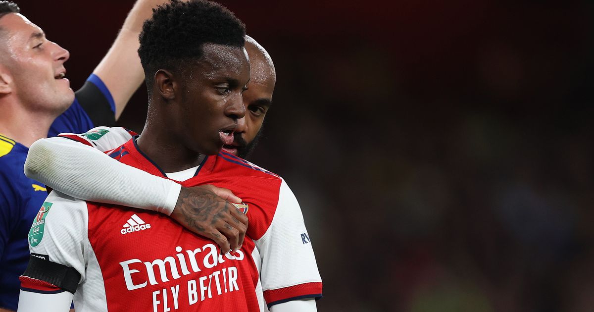 Mikel Arteta says Eddie Nketiah is showing up Arsenal flops on ‘how to be professional’