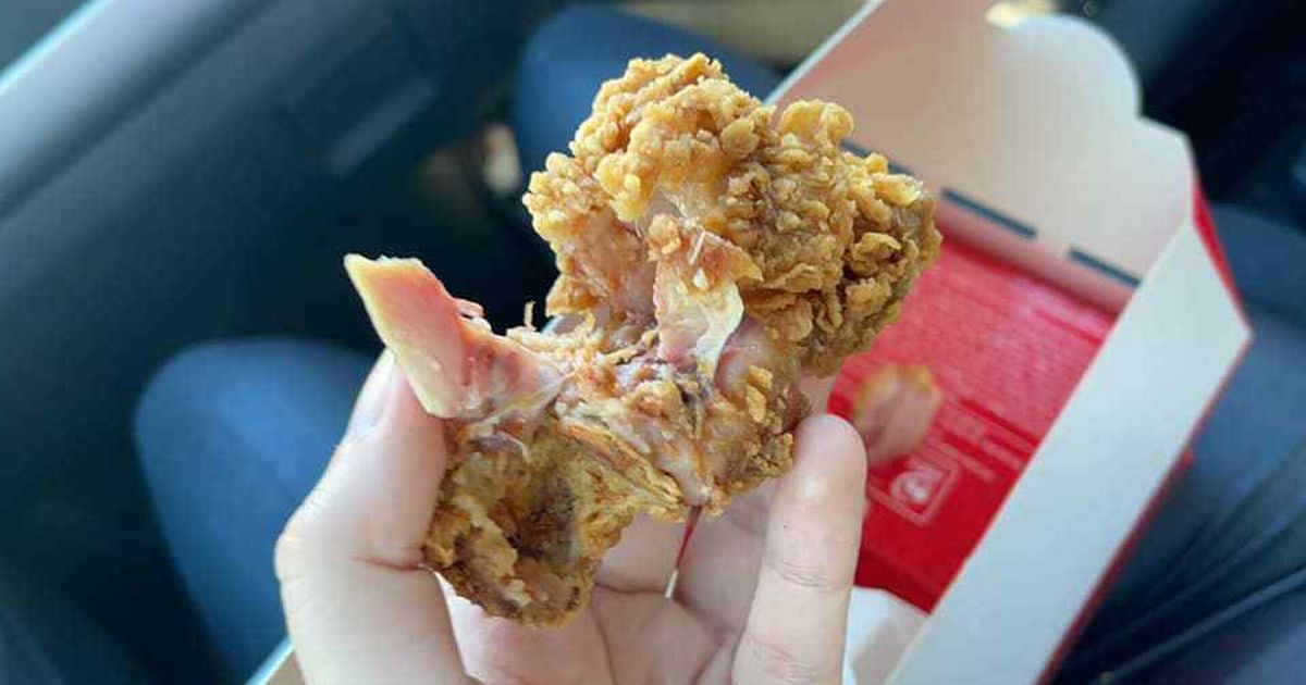 Woman claims KFC served her ‘cheeky bit of salmonella’ with ‘raw wing’
