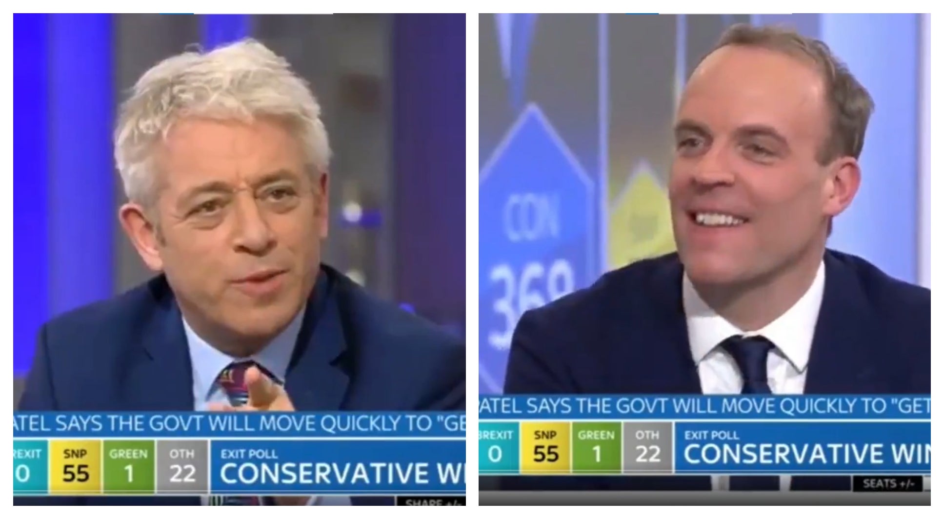 Resurfaced clip sees John Bercow mock Dominic Raab over MPs bold prediction about a US trade deal