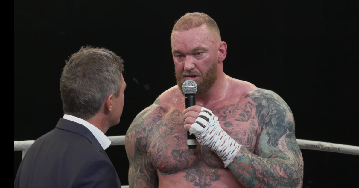 Hafthor Bjornsson calls out “bully” Eddie Hall for “talking c***” behind computer screen