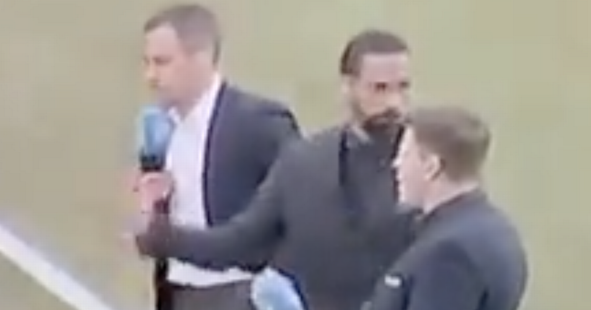 Rio Ferdinand’s angry reaction to BT colleague caught on camera after phone smashed
