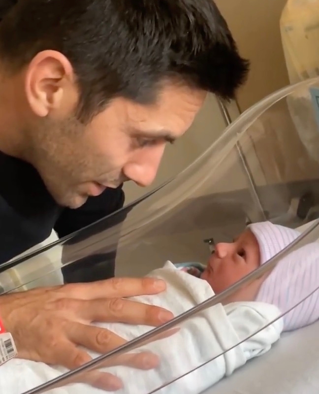 Catfish host Nev Schulman and wife Laura Perlongo welcome third baby as the TV host shares adorable video of newborn