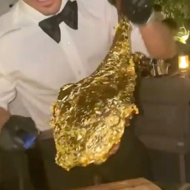 Gemma Collins splashes out an eye-watering £700 on gold-covered steak