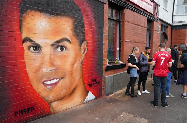 The Ronaldo mural did not go down well on social media