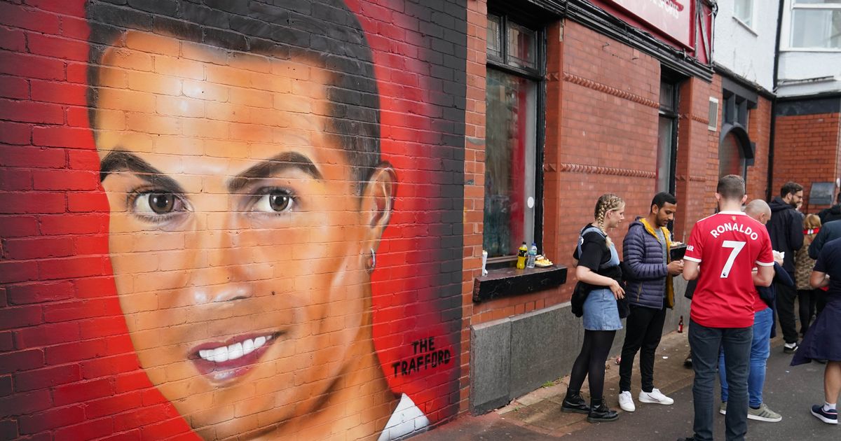 Fans claims Cristiano Ronaldo mural makes him look like EastEnders legend Pat Butcher