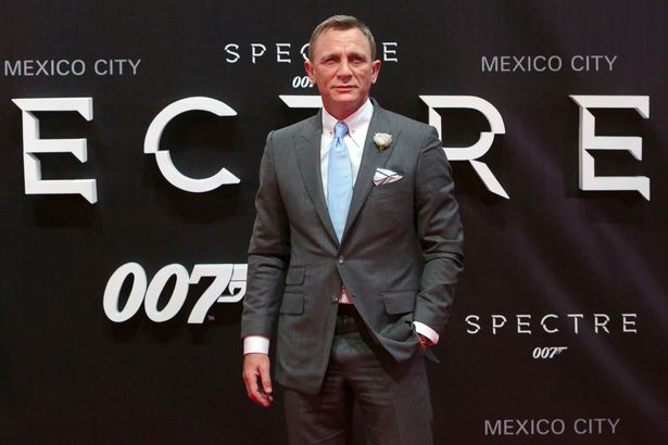 Daniel Craig as James Bond for film Spectre