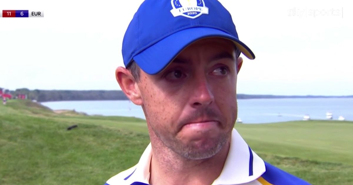 Rory McIlroy breaks down in tears after Ryder Cup singles win as Europe suffer defeat
