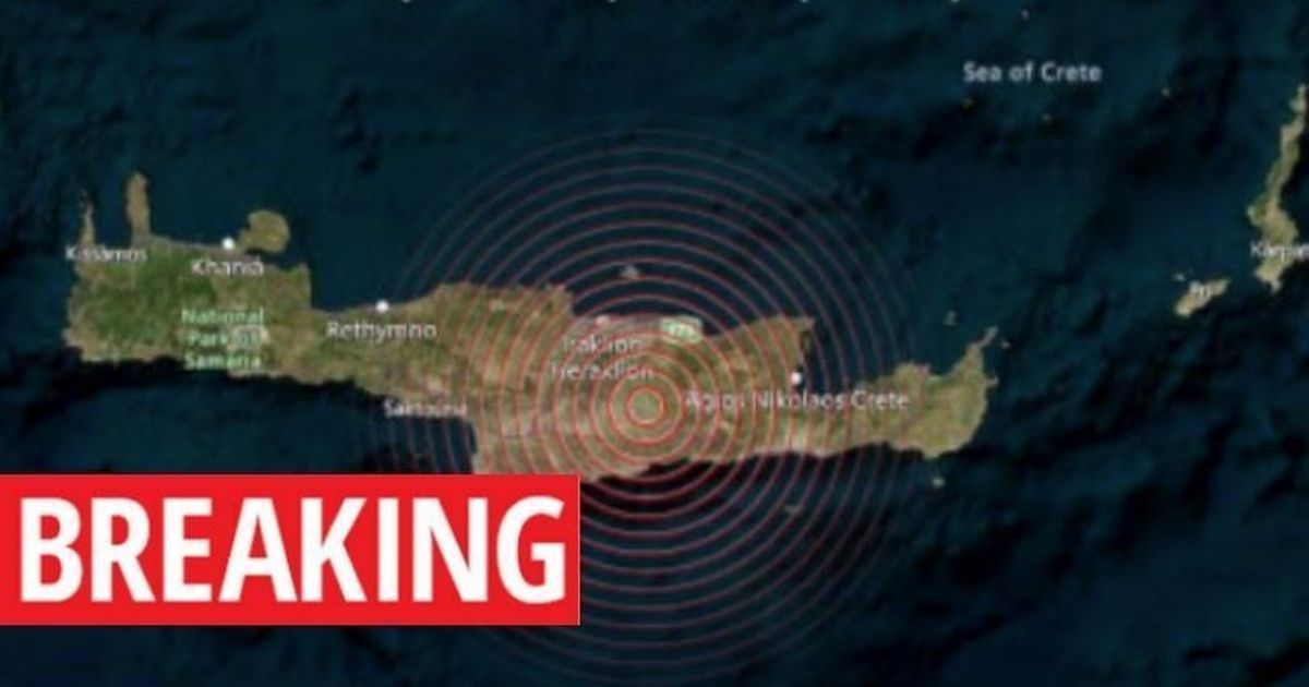 Crete hit by 6.5 magnitude earthquake as Greek holiday island shakes with tremors
