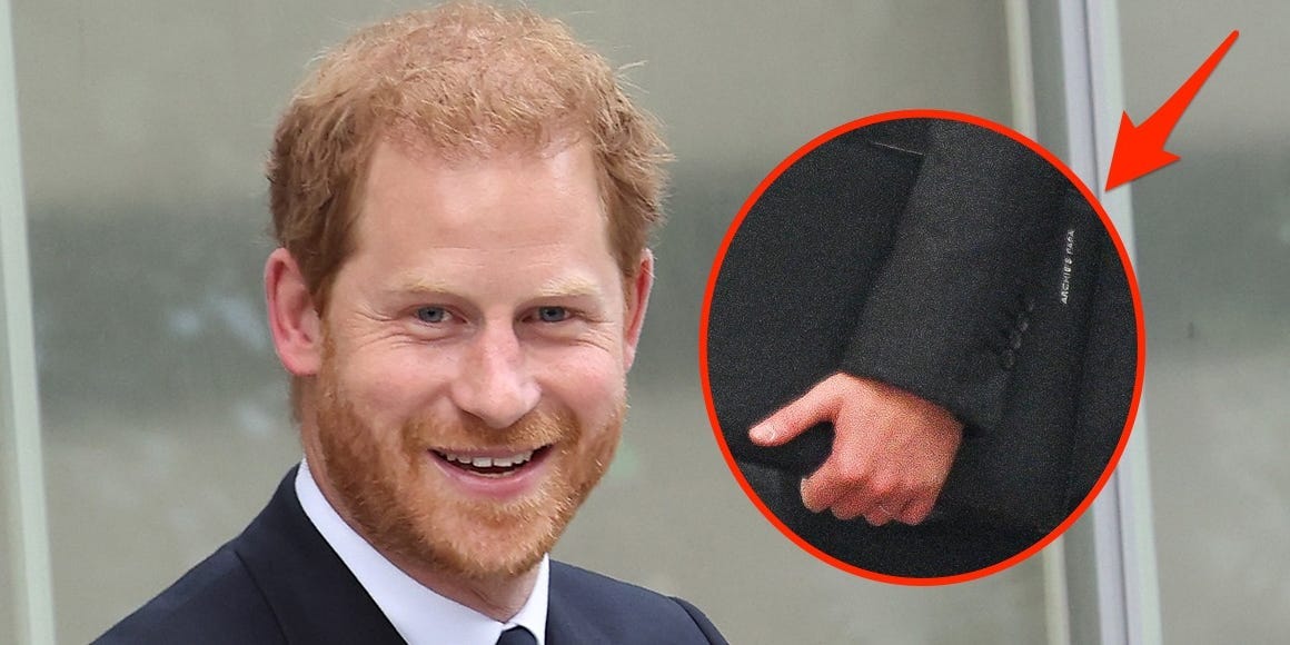 Prince Harry Carried Folio That Said ‘Archie’s Papa’ in NYC