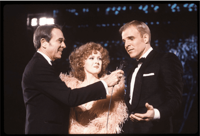 Bernadette Peters and Steve Martin during the 53rd annual academy awards in March, 1981.| Source: Getty Images