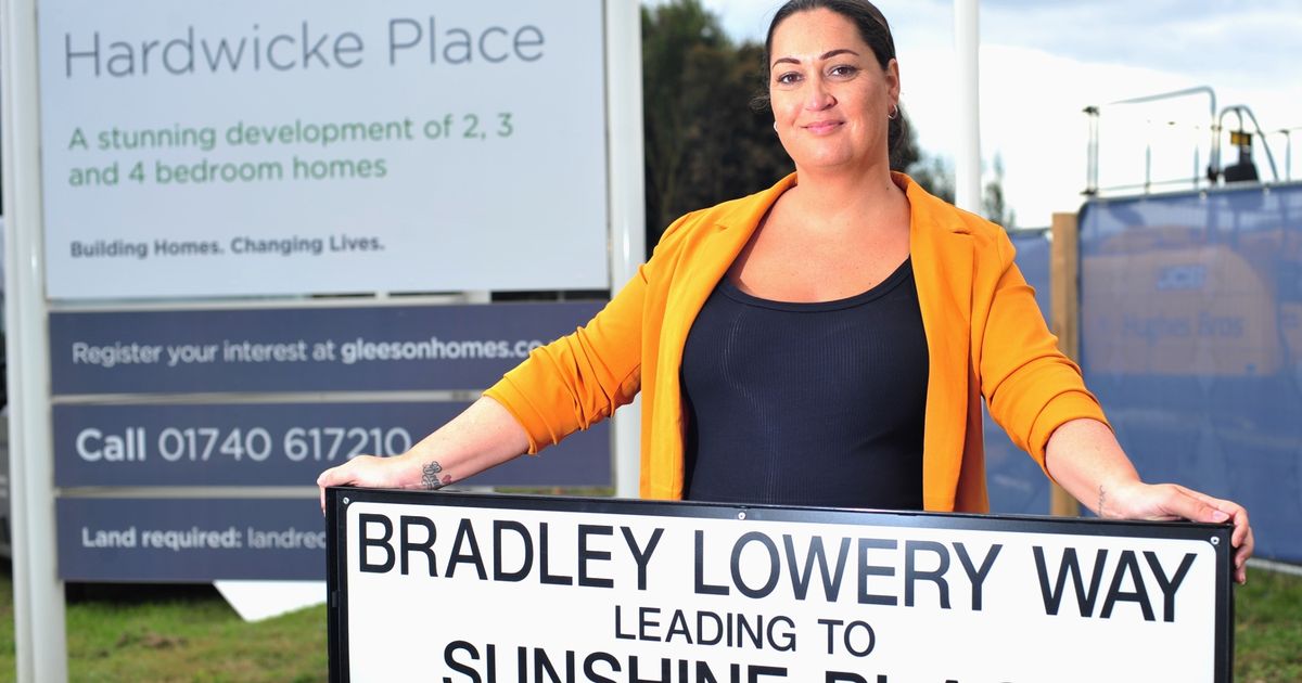 Two streets named after inspirational youngster Bradley Lowery unveiled by proud mum