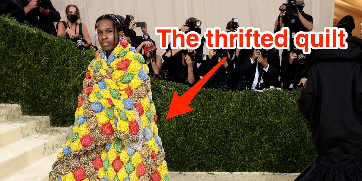 Woman Shares the Story Behind a$AP Rocky’s Thrifted Met Gala Quilt