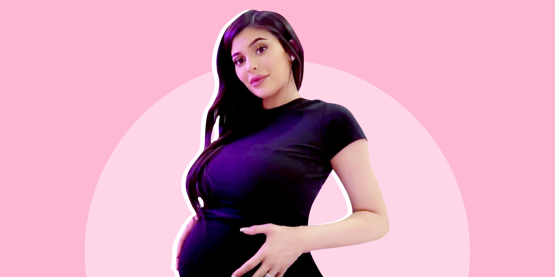 Pregnant Kylie Jenner Flaunts Baby Bump In A Sheer Lace Bodysuit