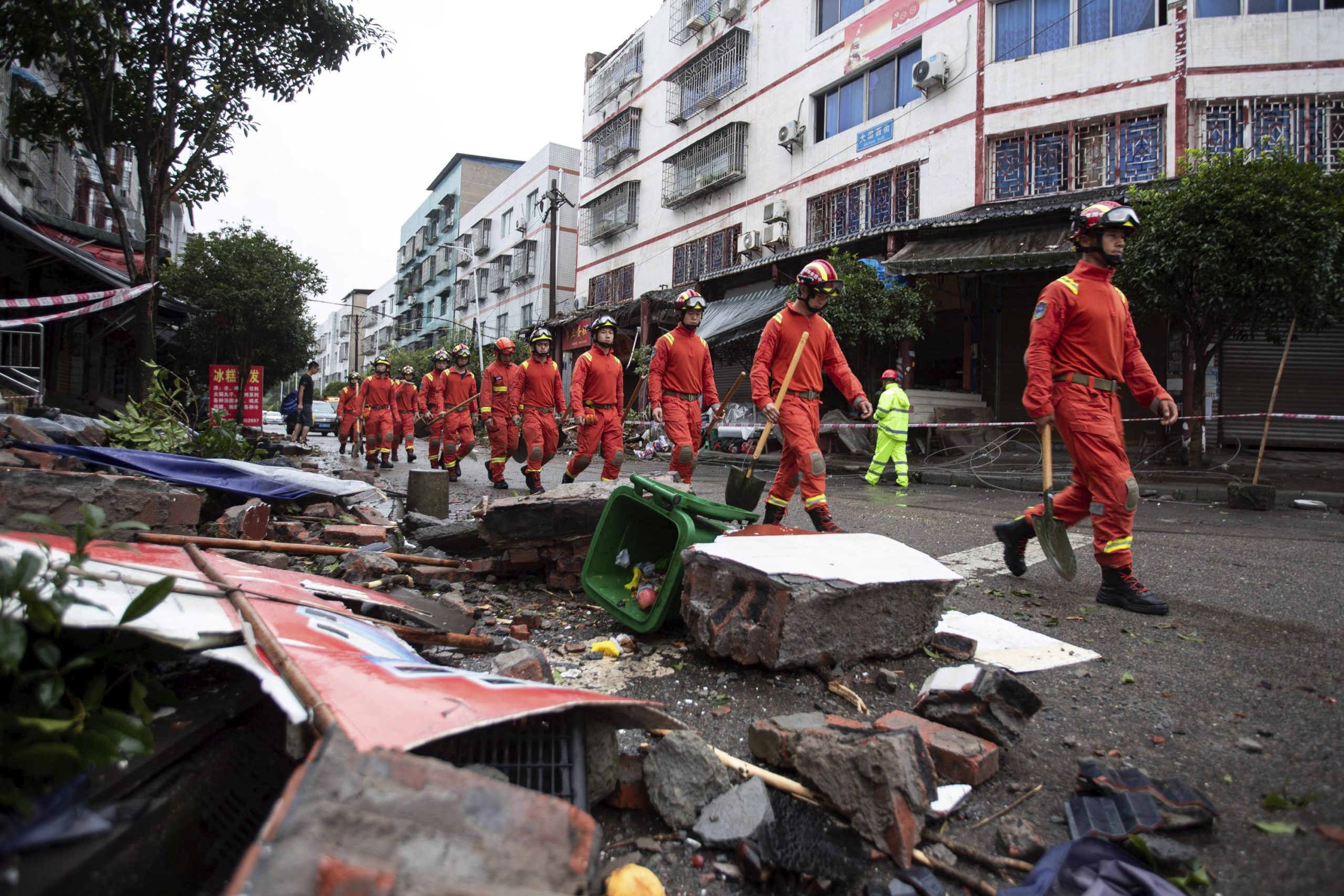 China earthquake kills three as thousands evacuated after 'homes shake' and turn to rubble