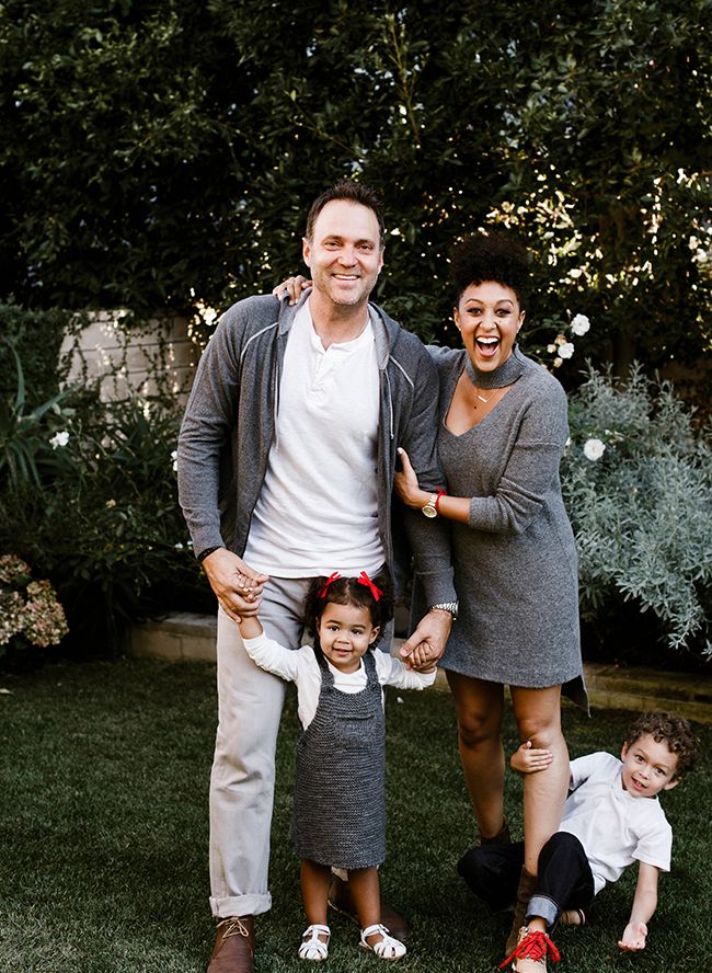 Tamera Mowry Poses with Husband Adam and 2 Kids for the Family Photo that left the fans go Aww.