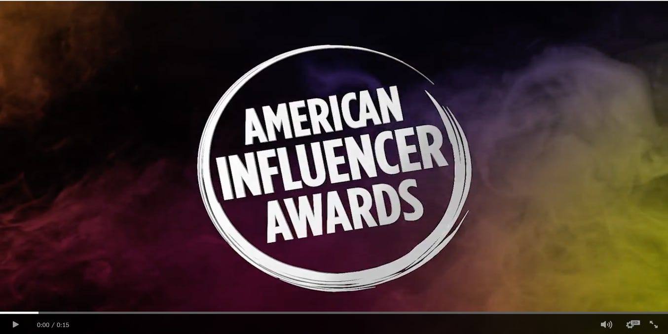 American Influencer Awards parenting/family finalist Krystian Gabrielle