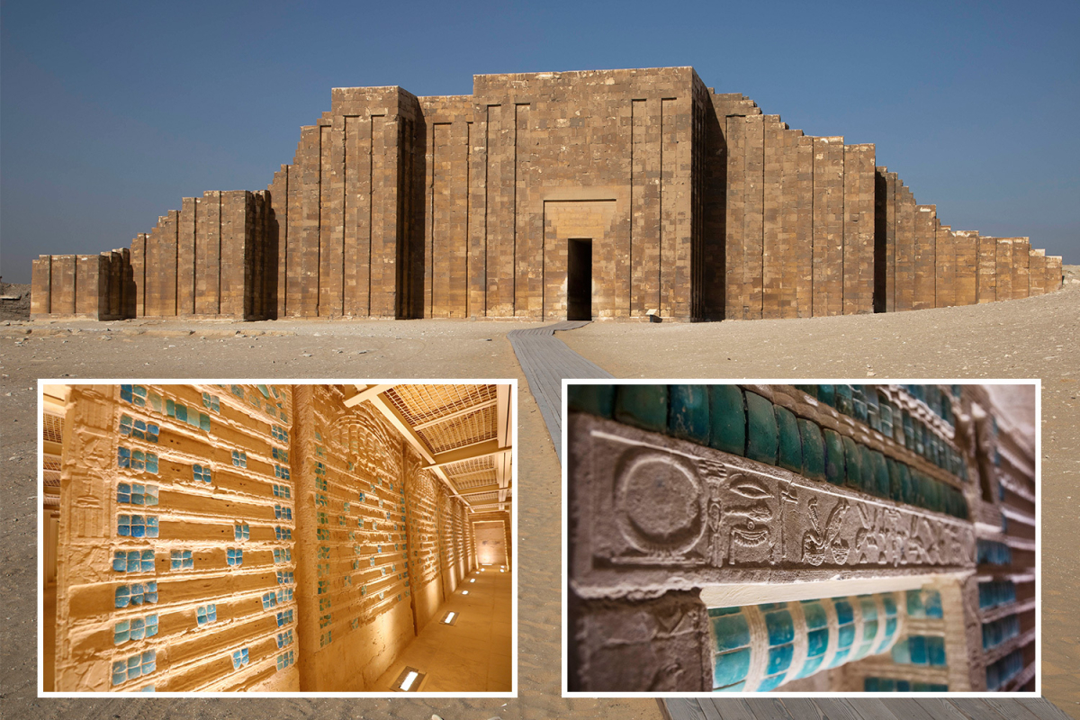 Ancient tomb of Egyptian King Djoser opened 4,500 YEARS after burial – revealing stunning chambers