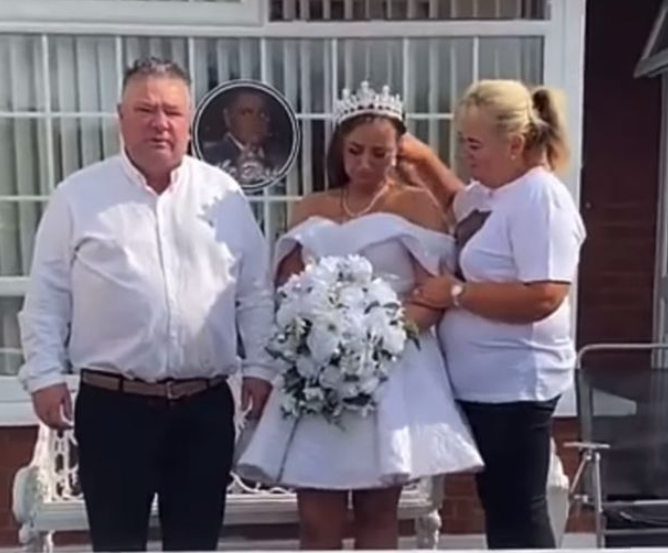 Bride has to attend her Fiance’s Funeral in the Wedding Dress