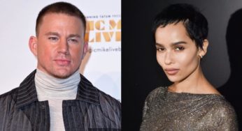 In the midst of romance rumours, Channing Tatum posts a photo with Zoe Kravitz.