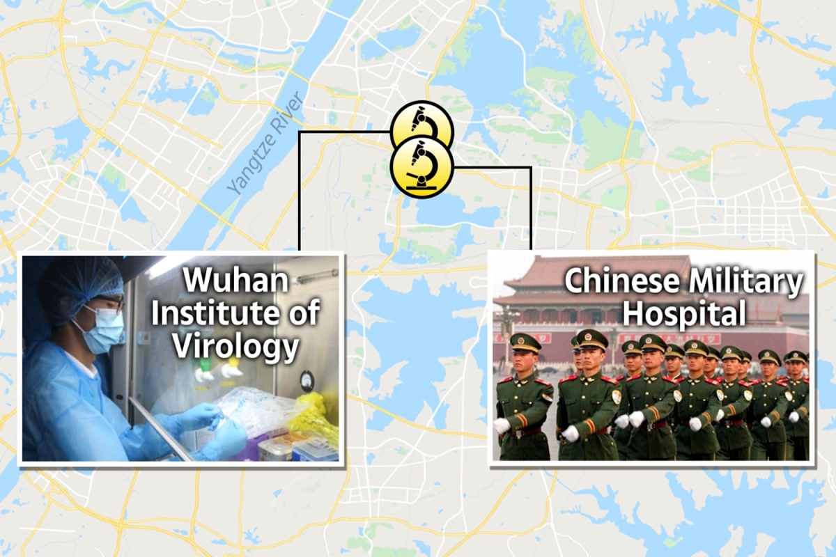 Chinese military hospital just one mile from Wuhan lab ‘treated Covid patients THREE WEEKS before China warned world’