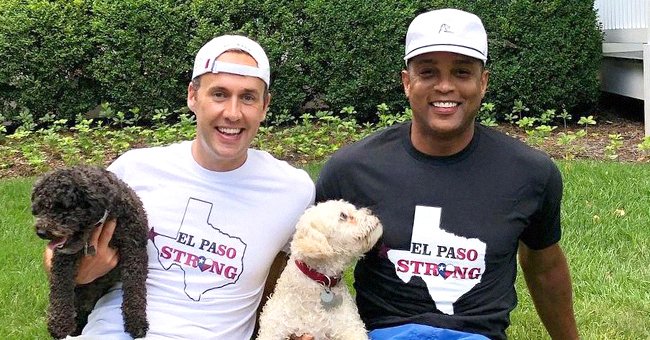 A photo of Tim Malone, Don Lemon, and their dogs | Photo: instagram.com/donlemoncnn