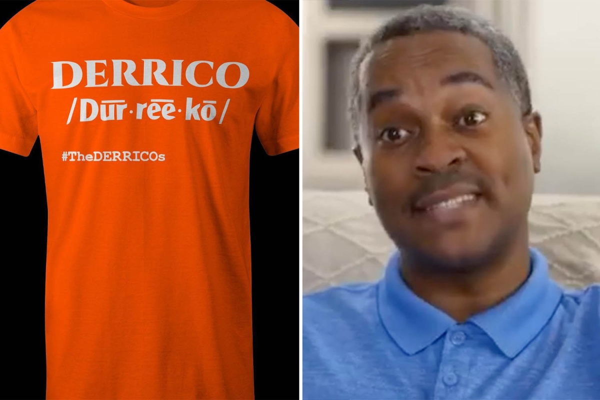 Doubling Down With the Derricos’ Deon Derrico starts selling tee-shirts with family name as home goes into foreclosure