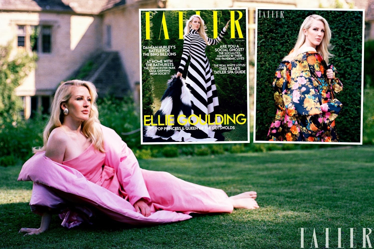 Ellie Goulding opens up about becoming a mum as she wows on the cover of Tatler