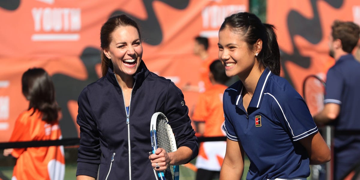 Emma Raducanu and Kate Middleton Play Tennis to Celebrate US Open Win