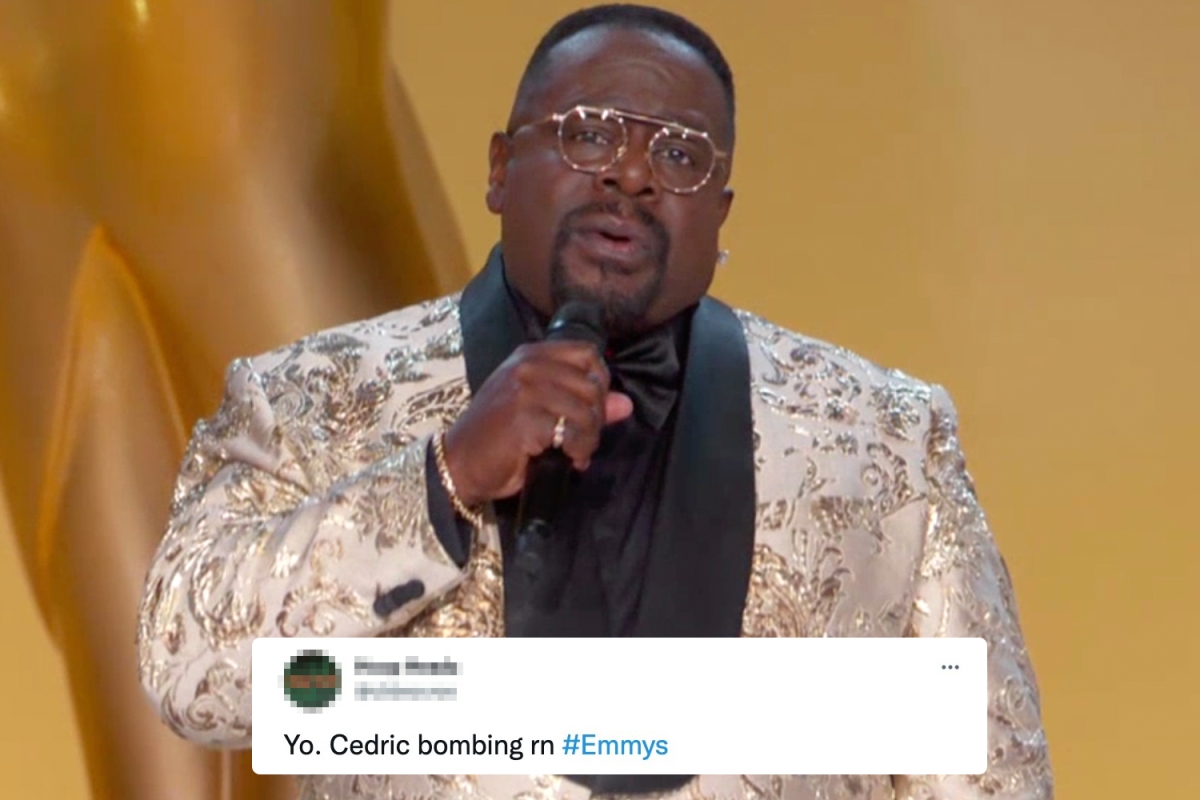 Emmys 2021 viewers slam host Cedric the Entertainer for ‘bad’ jokes & claim award show is ‘painful to watch’