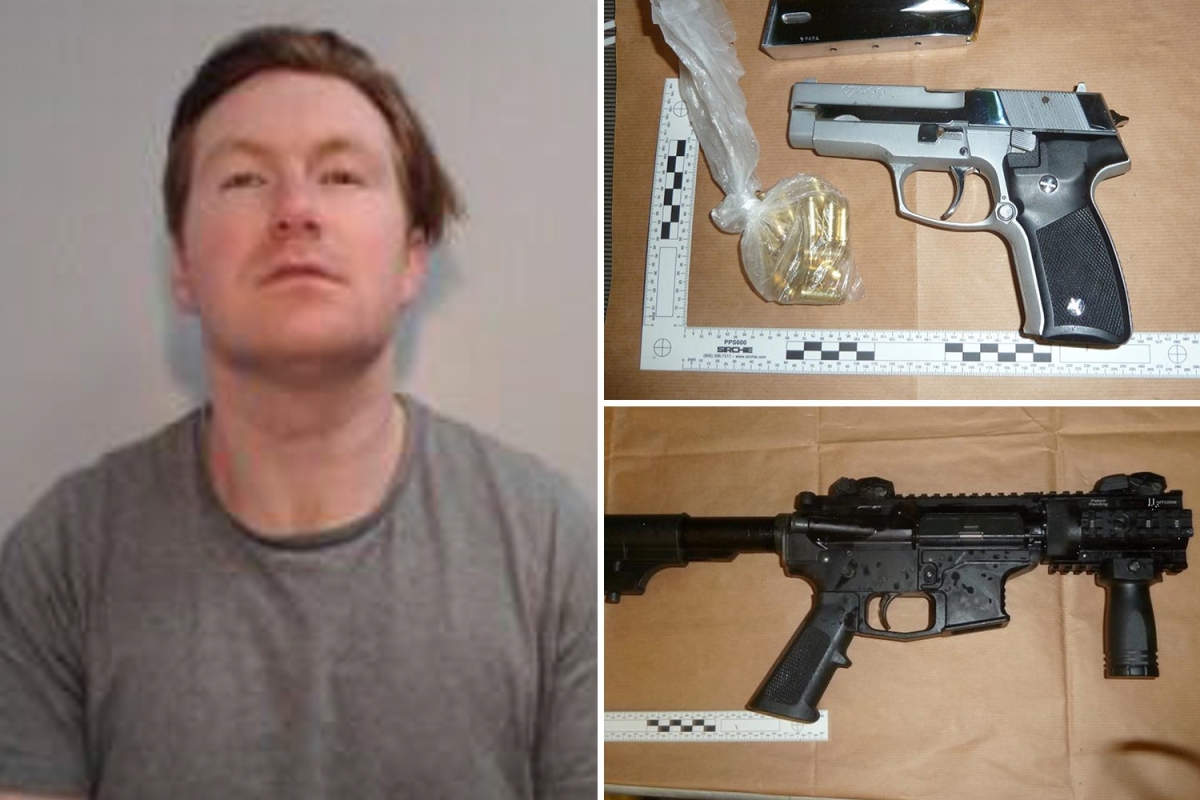 Gun dealer, 30, who was one of UK’s most wanted men jailed after Christmas Day meal arrest