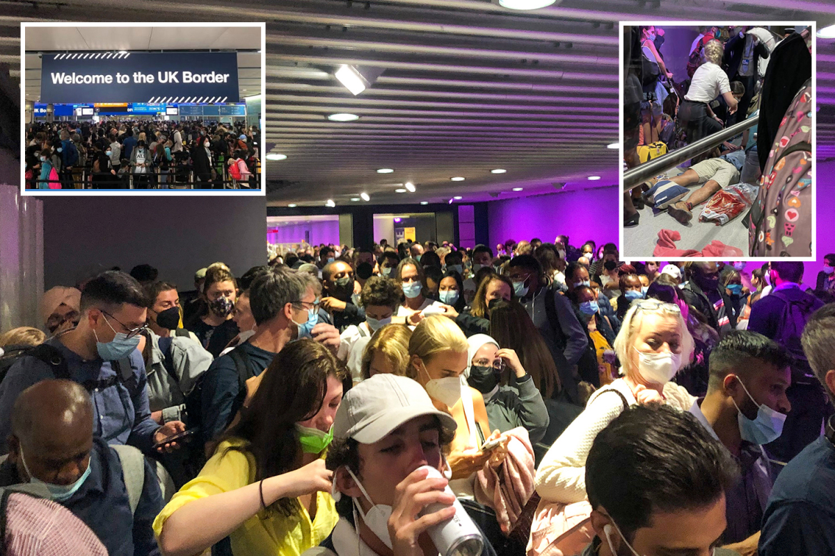 Heathrow airport chaos as babies and pregnant women ‘left to queue for five hours’ after not being able to use eGates
