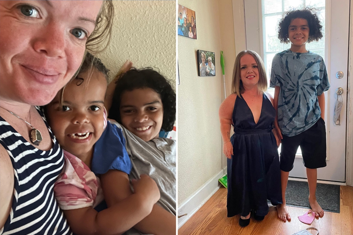 I’m 4 feet and my son is a foot taller than me – people assume he’s adopted because of our height difference