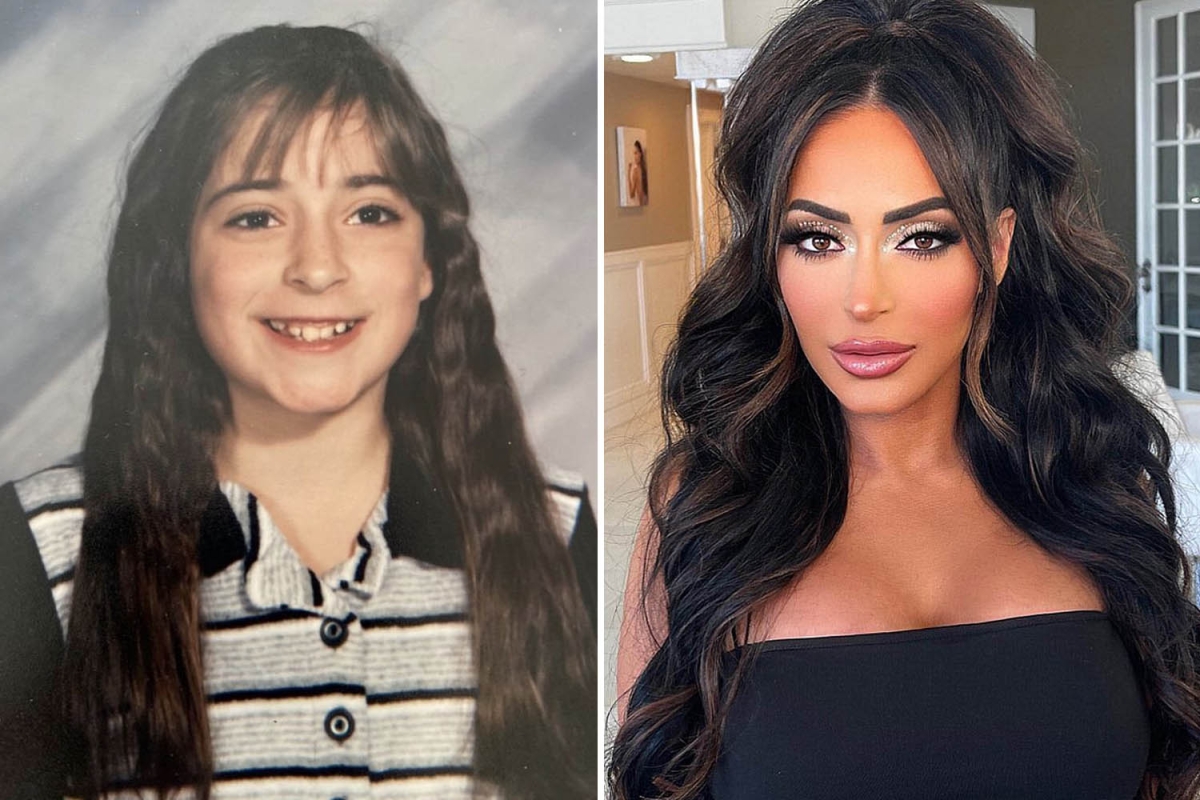 Jersey Shore’s Angelina Pivarnick looks unrecognizable in childhood photo as fans say she’s morphing into Kim Kardashian