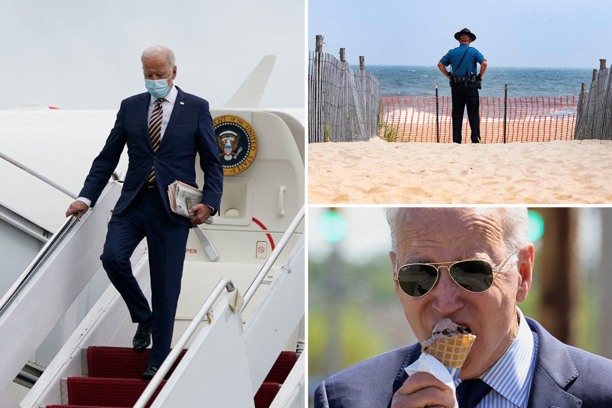 Joe Biden slammed for taking ANOTHER long weekend at his beach house despite Afghan and border chaos